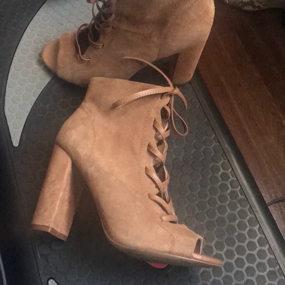 Yvie Sam Edelman Booties Chestnut - Picture 8 of 8